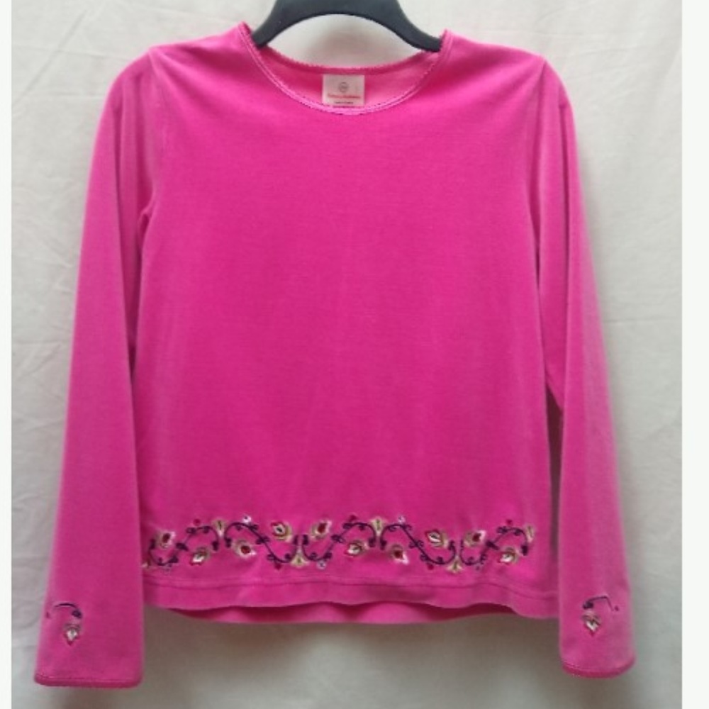 Hanna Andersson Pink Velour Skirt  150 / 12 - Picture 3 of 3